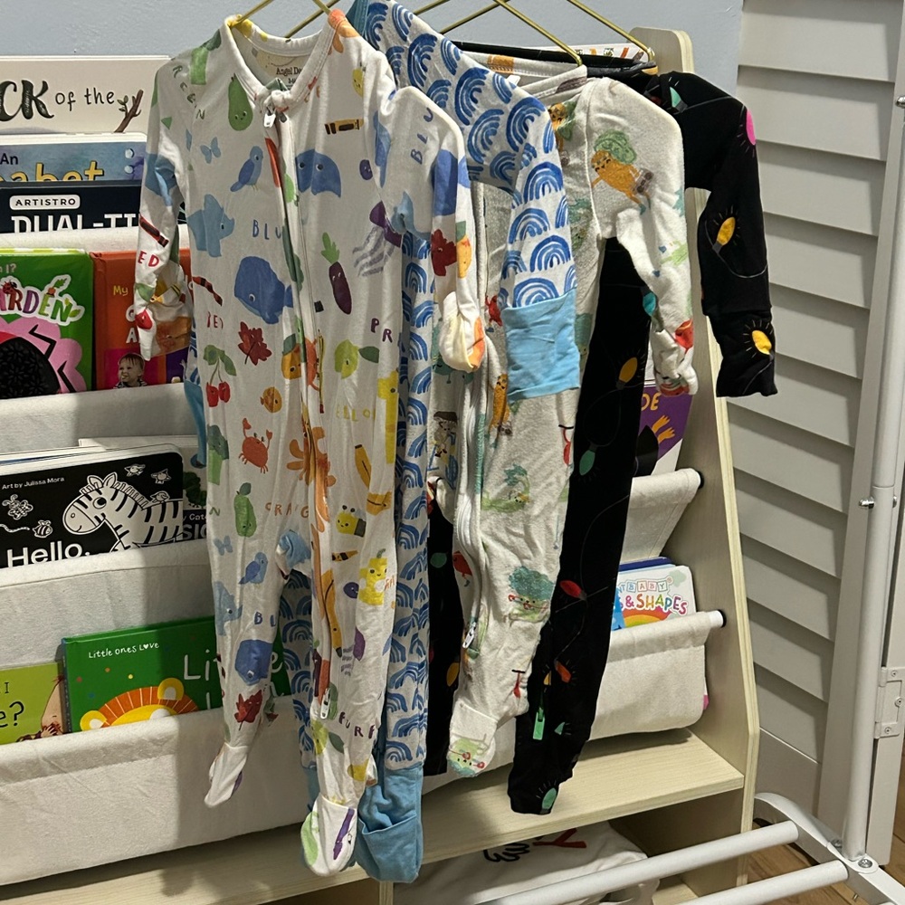 Colorful Baby Onesies bamboo bundle